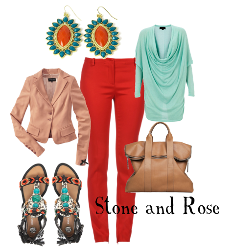 Coral and turquoise anyone Have a stylish week everyone